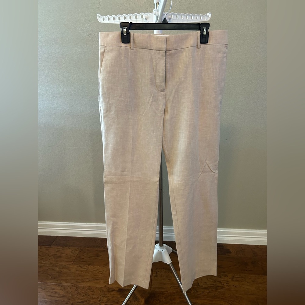 Ann Taylor Cream Textured Blazer Suit with Pant - Picture 6 of 13